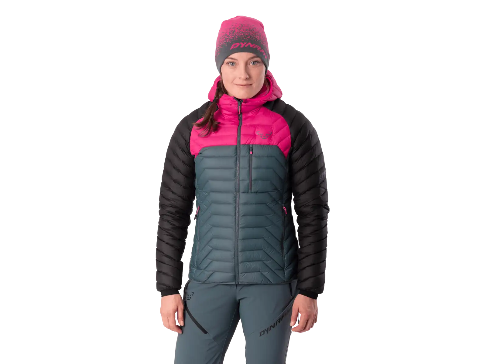 Dynafit Radical Down Hooded dámská Bunda Black Out/6550/0720