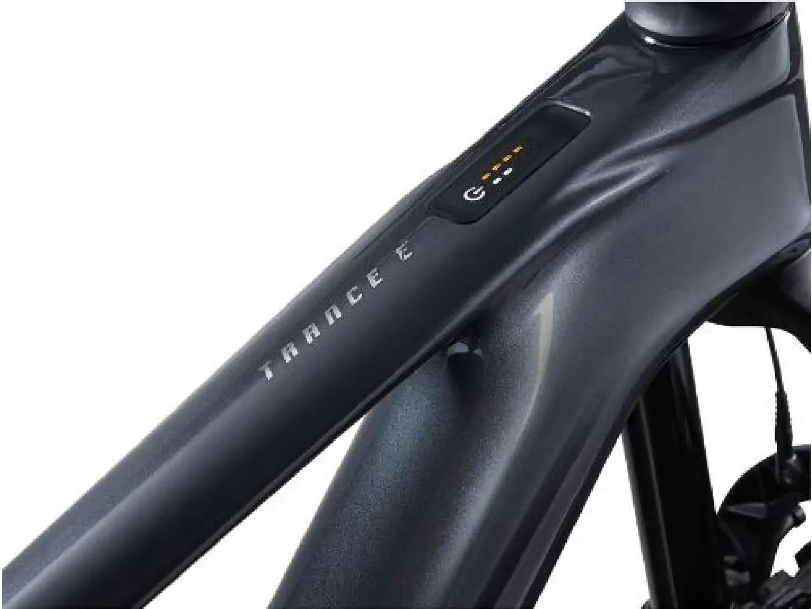 Giant Trance X Advanced E+ EL 1 horské celoodpružené elektrokolo Gunmetal Black/Black