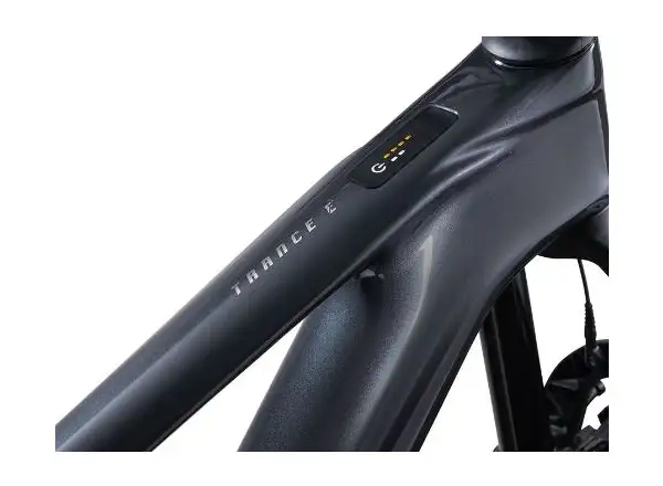 Giant Trance X Advanced E+ EL 1 horské celoodpružené elektrokolo Gunmetal Black/Black