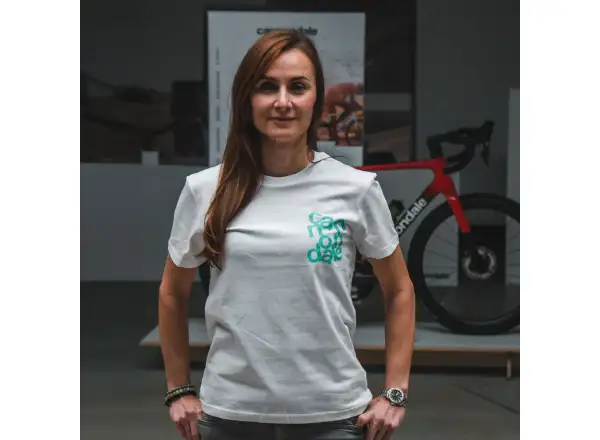 Cannondale Lifestyle triko krátký rukáv White/Turquosie