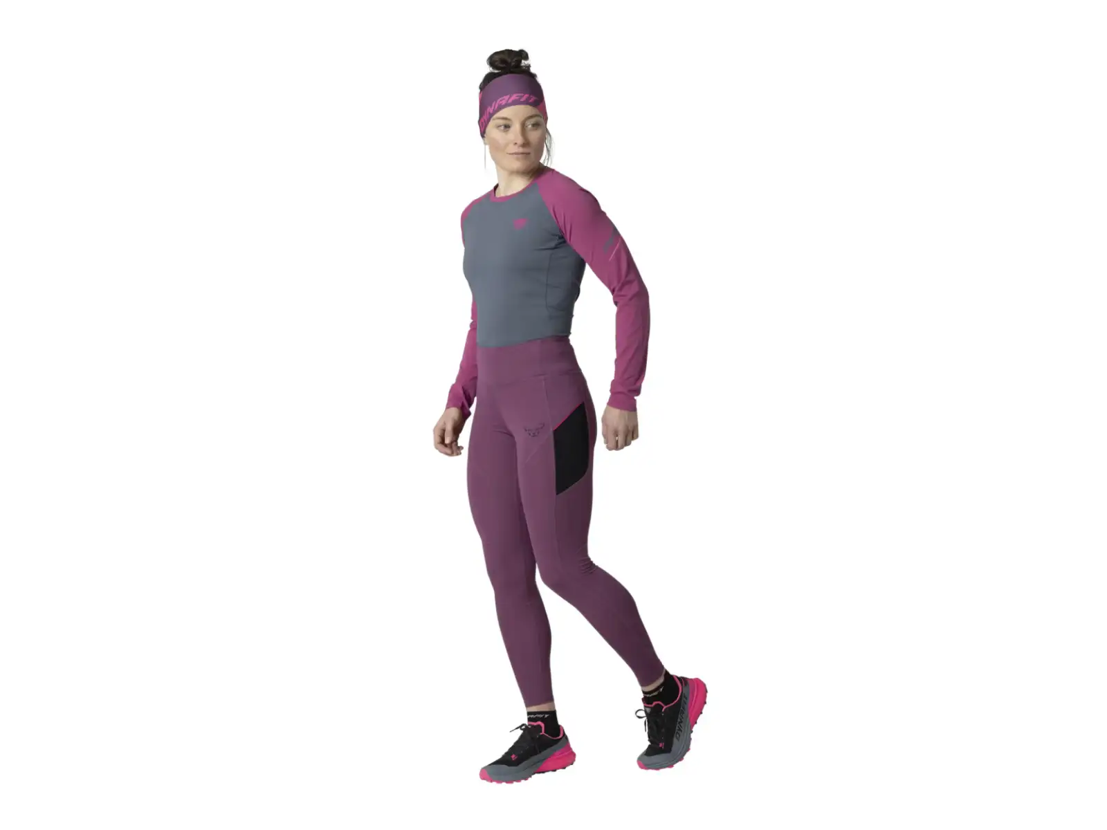 Dynafit Warm Ultra dámské zateplené legíny Amaranth