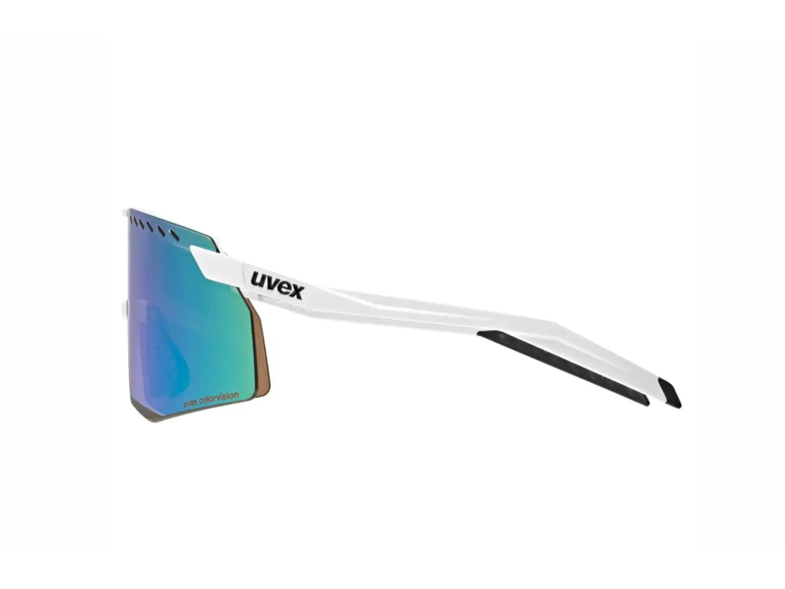 Uvex Pace Stage ColorVision brýle White Matt/Mirror Green