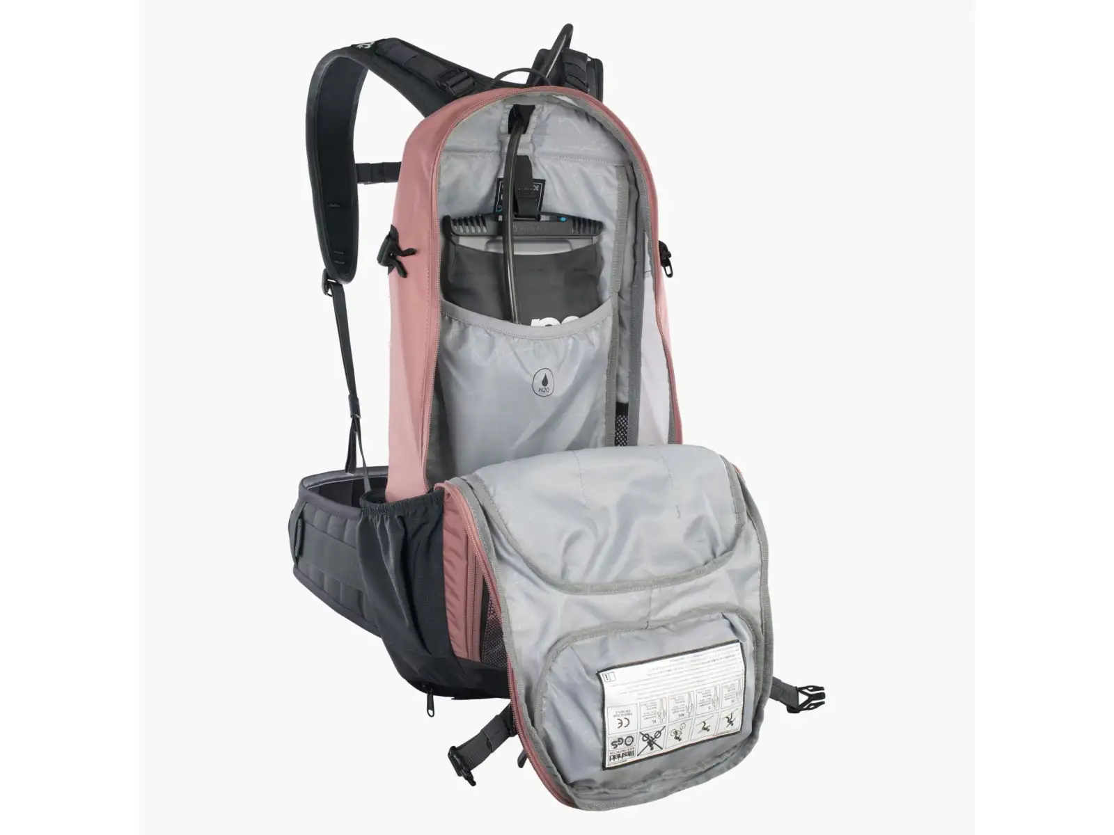 Evoc FR Enduro 16 batoh 16 l dusty pink/karbonově šedá