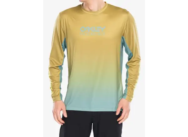Oakley Maven Coast 2.0 volný dres dlouhý rukáv Gradient Sulfide Pacific