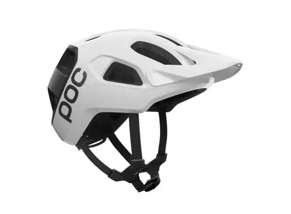 POC Cularis přilba Hydrogen White/Uranium Black Matt/Logo