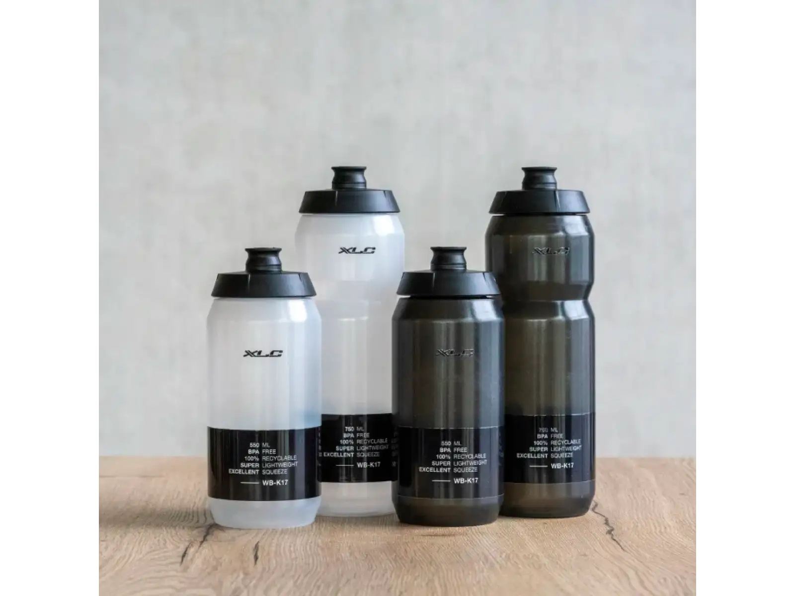 XLC WB-K17 láhev 750 ml čirá/černá