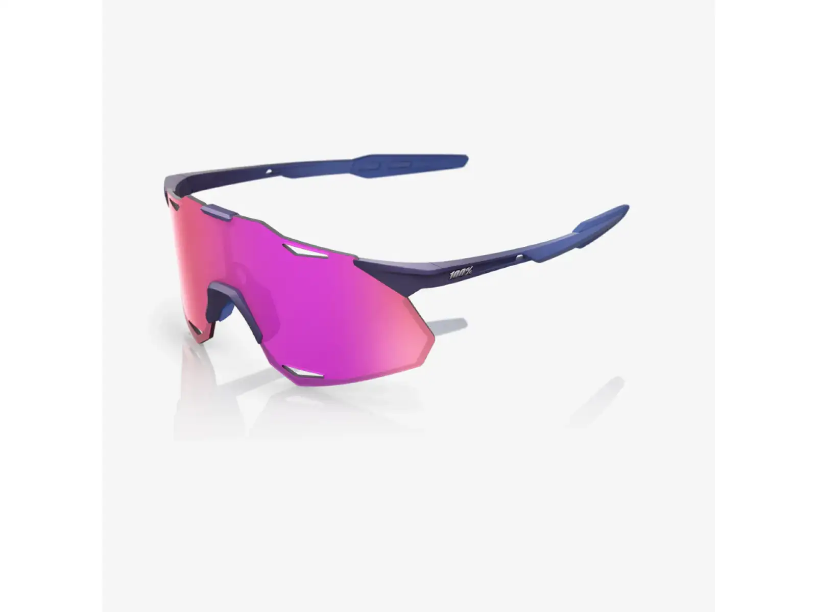 100% Hypercraft XS brýle Satin Storm Metallic/Purple Multilayer Mirror