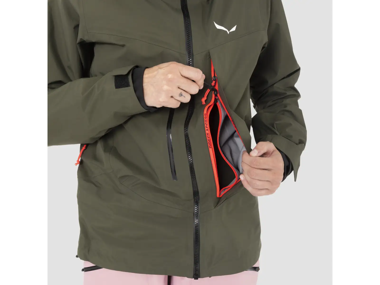 Salewa Sella 3L Powertex dámská bunda Dark Olive