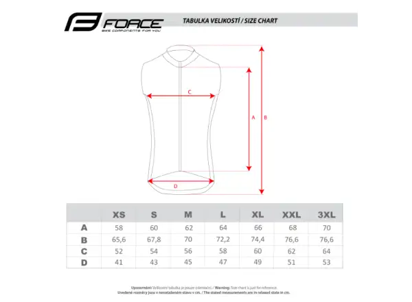 Force Windpro cyklistická vesta oranžová