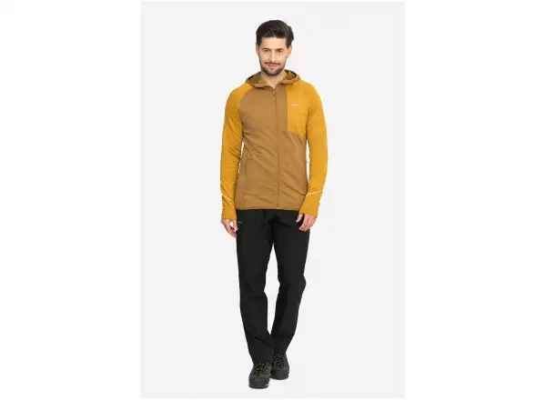 Viking Birger pánská mikina Brown/Yellow