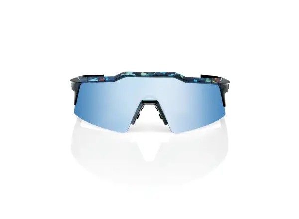 100% Speedcraft brýle Black Holographic/HiPER Blue Multilayer Mirror