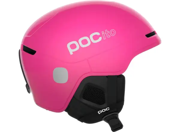 POC POCito Obex MIPS dětská lyžařská přilba Fluorescent Pink