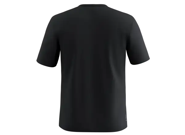 Salewa Solidlogo Dry pánské triko krátký rukáv Black out
