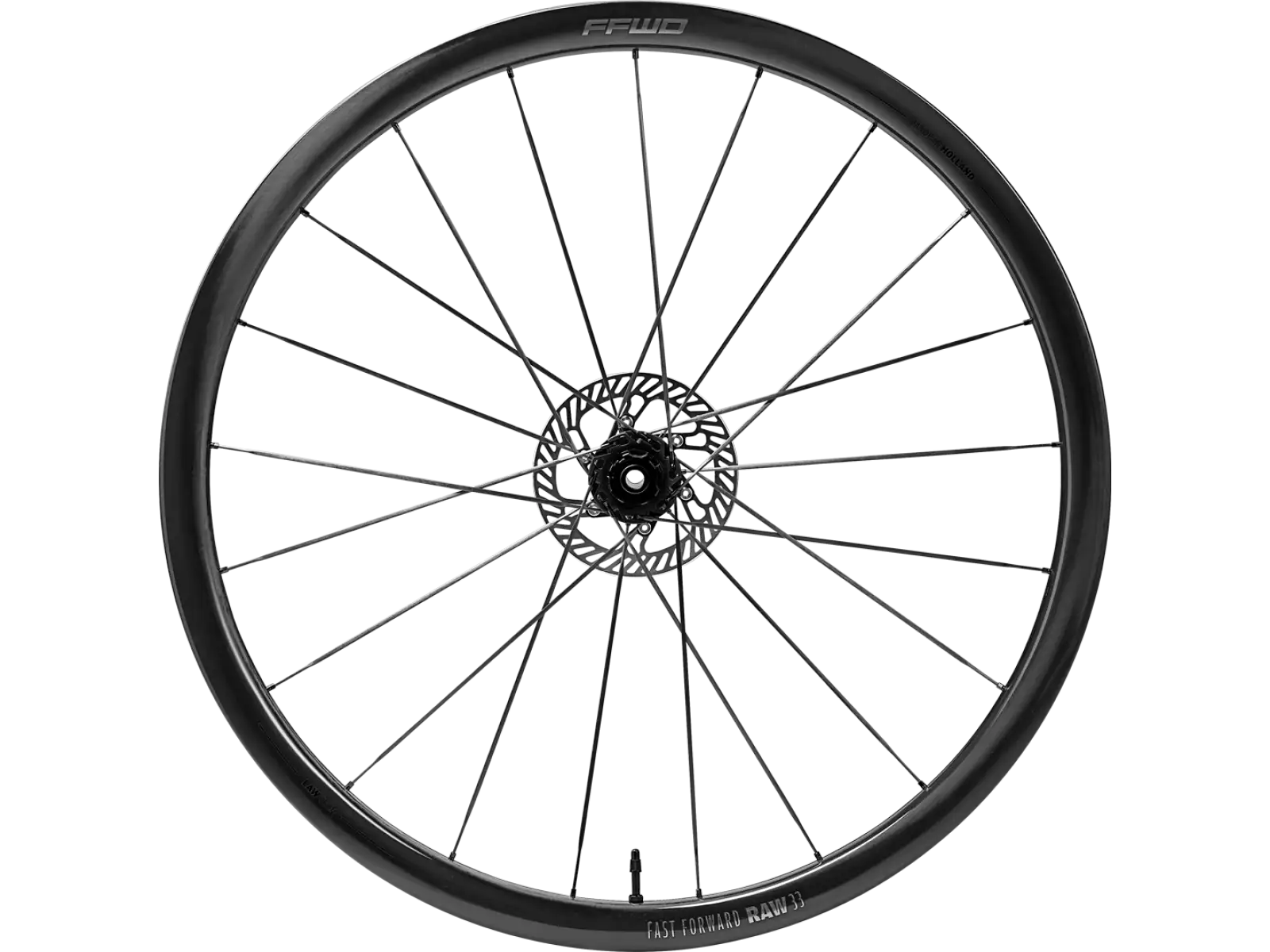 FFWD RAW CS 33 silniční vypletená kola Glossy Black