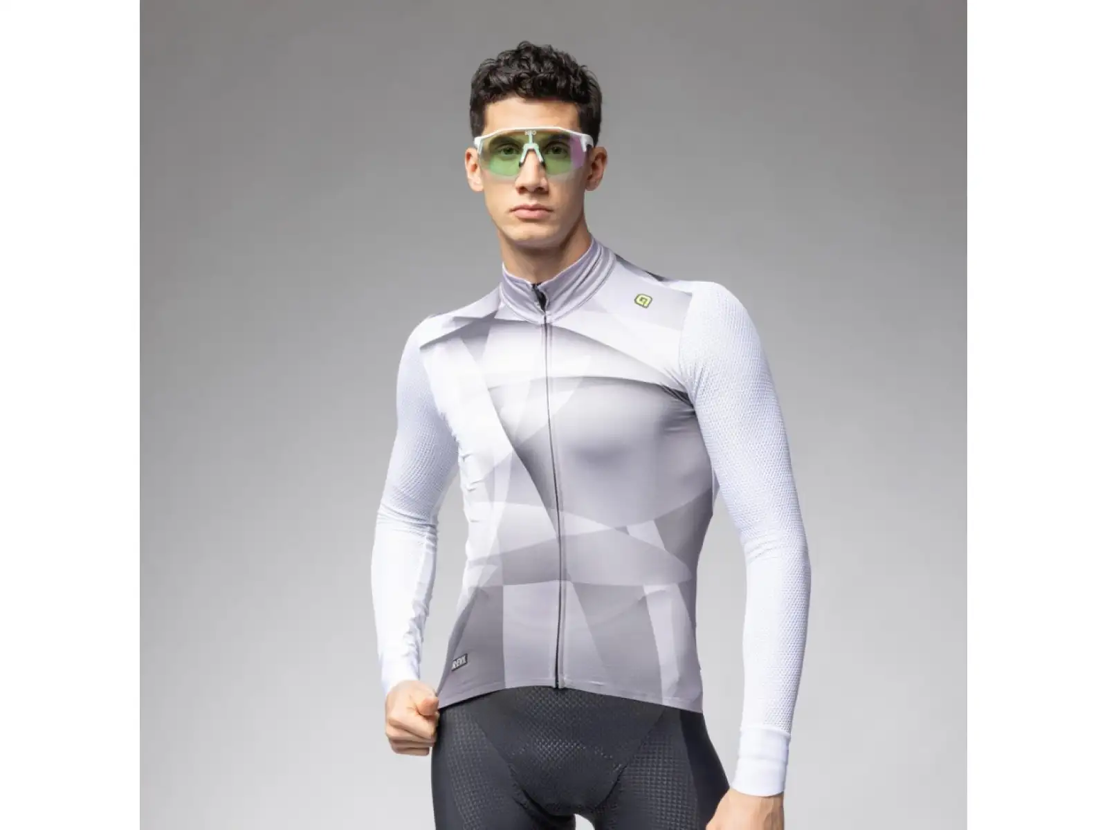 Alé R-EV1 Quick pánský dres dlouhý rukáv White