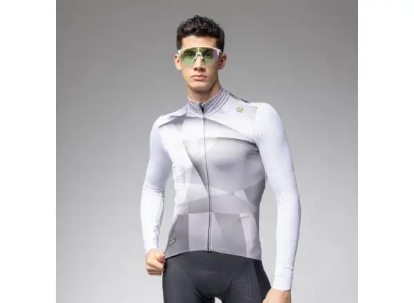Alé R-EV1 Quick pánský dres dlouhý rukáv White