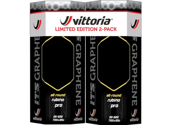 Vittoria Rubino Pro IV G2.0 Twin Pack 2-balení silniční plášť kevlar + 2x duše