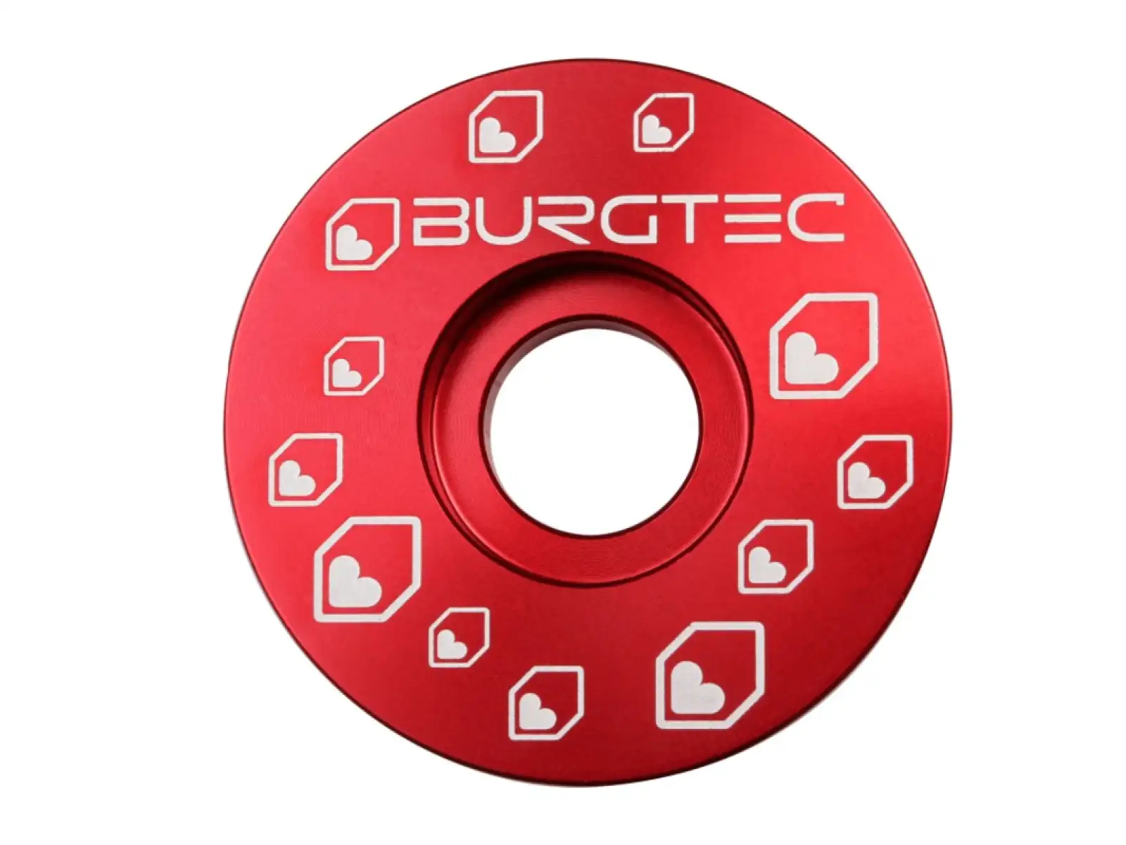 Burgtec Top Cap zátka hlavového složení červená