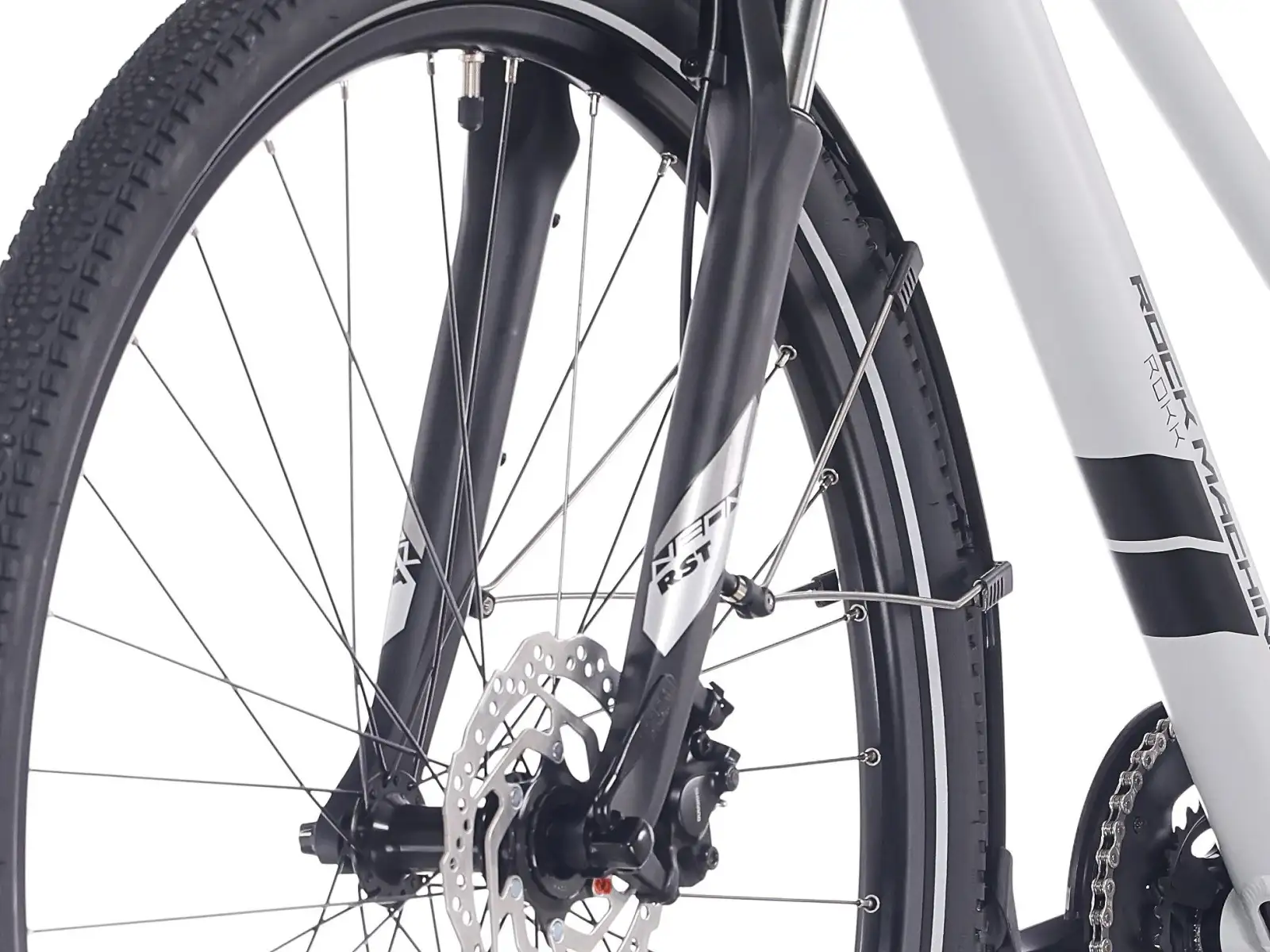 Rock Machine Rokk 40 Easy Entry trekingové kolo Gloss Limerock Grey