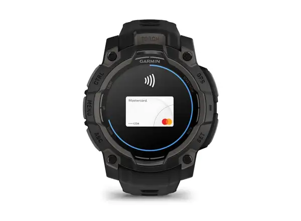 Garmin Instinct 3 Amoled 45 mm chytré hodinky Black/Black pásek