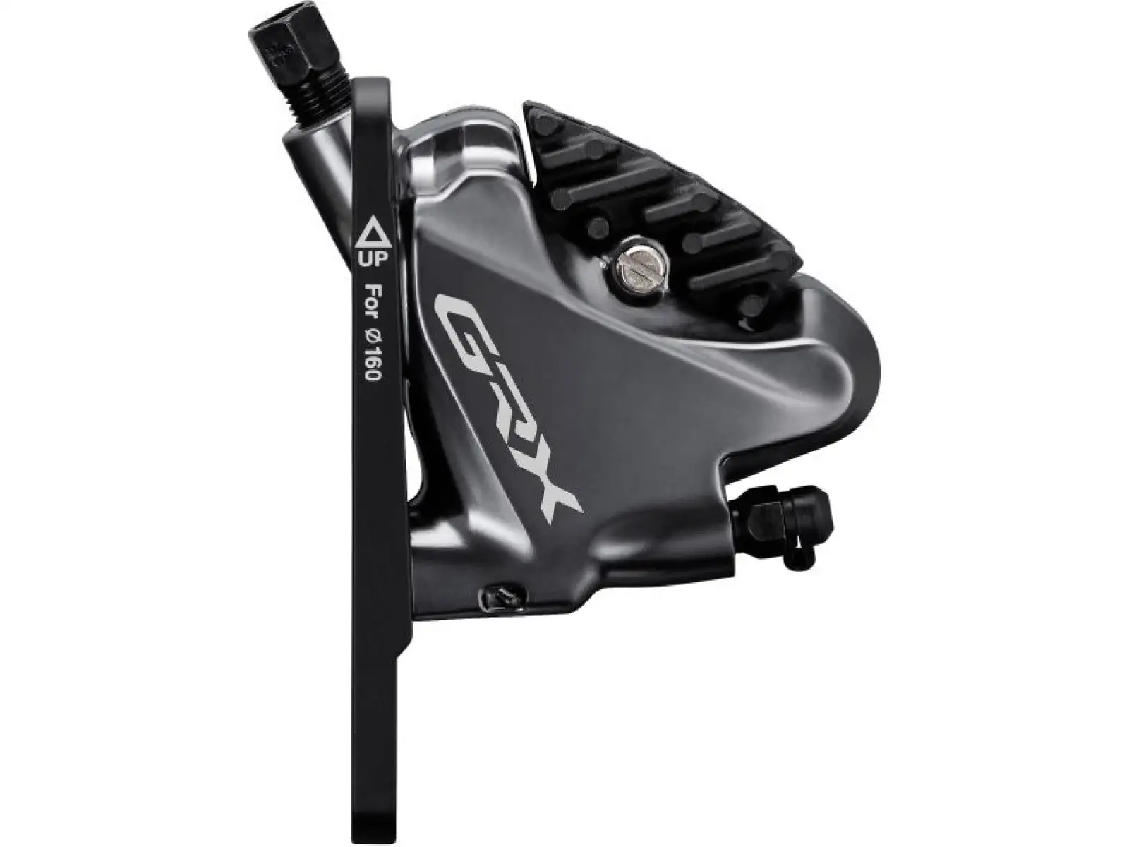 Shimano GRX BR-RX810 přední brzdový třmen Flat Mount polymer L03A + chladič pro 140/160 mm