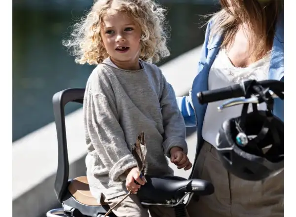 Urban Iki Junior zadní sedačka s adaptérem na nosič Bincho Black/Kurumi Brown