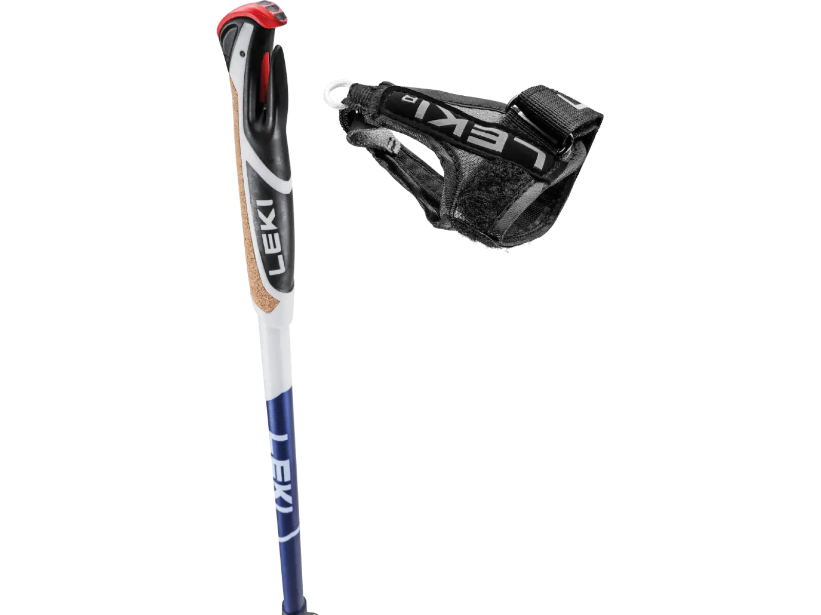 Leki Smart Supreme trekingové hole Midnightblue/White vel. 100-130 cm