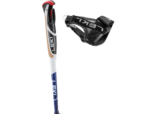Leki Smart Supreme trekingové hole Midnightblue/White vel. 100-130 cm