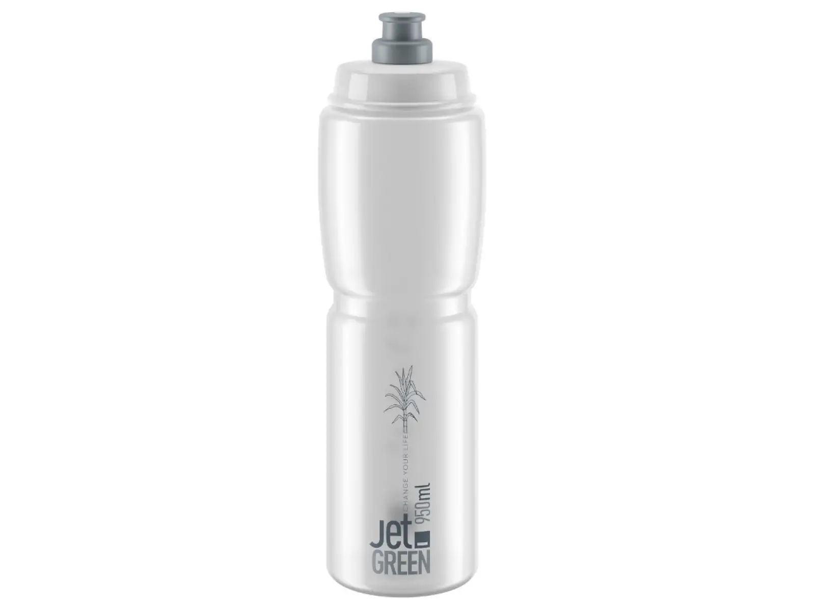 Elite Jet Green láhev 950 ml čirá/šedé logo