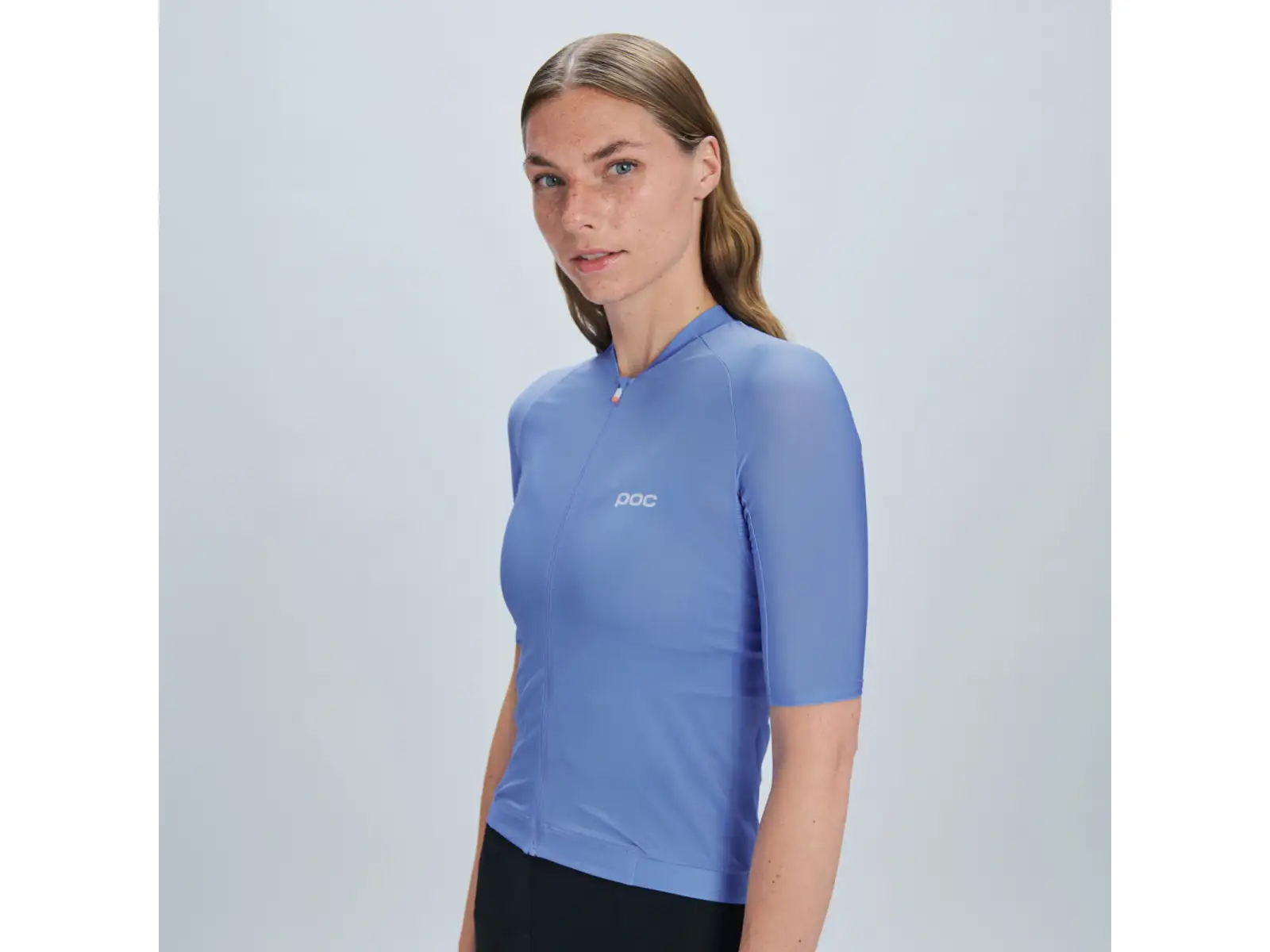 POC Pristine dámský dres krátký rukáv Bazzite Blue
