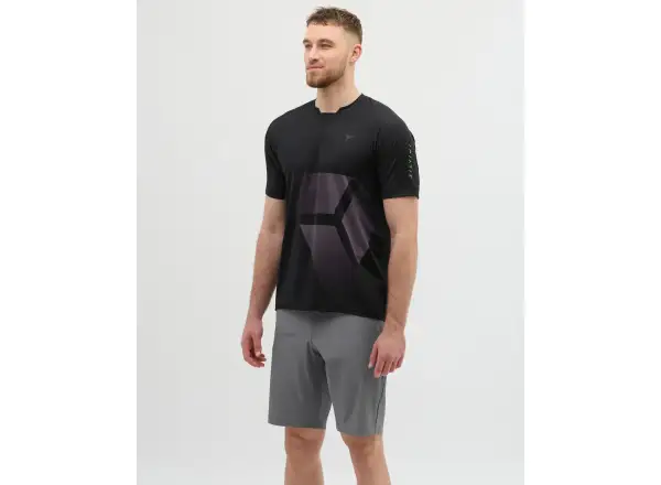 Silvini Gallo pánský volný dres krátký rukáv Black/Grey