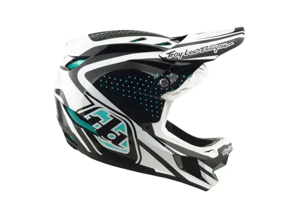 Troy Lee Designs D4 Composite MIPS přilba Crest Real Teal