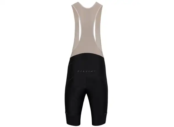 Silvini Suela Bib dámské kraťasy s laclem a vložkou Black/Cream