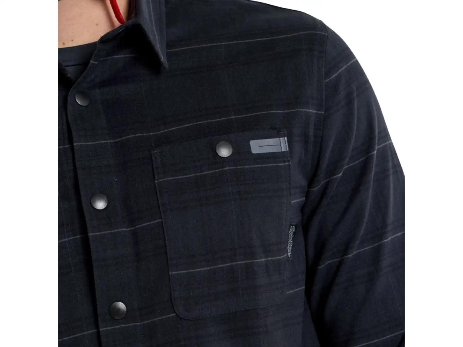 Troy Lee Designs Grind Flannel pánská košile Plaid Carbon