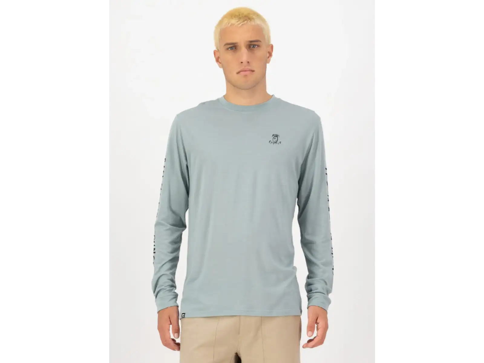 Mons Royale Icon Merino Classic pánské triko dlouhý rukáv Dew