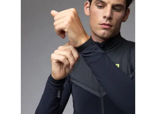 Alé R-EV1 Wool Speed pánská zimní cyklistická bunda Black