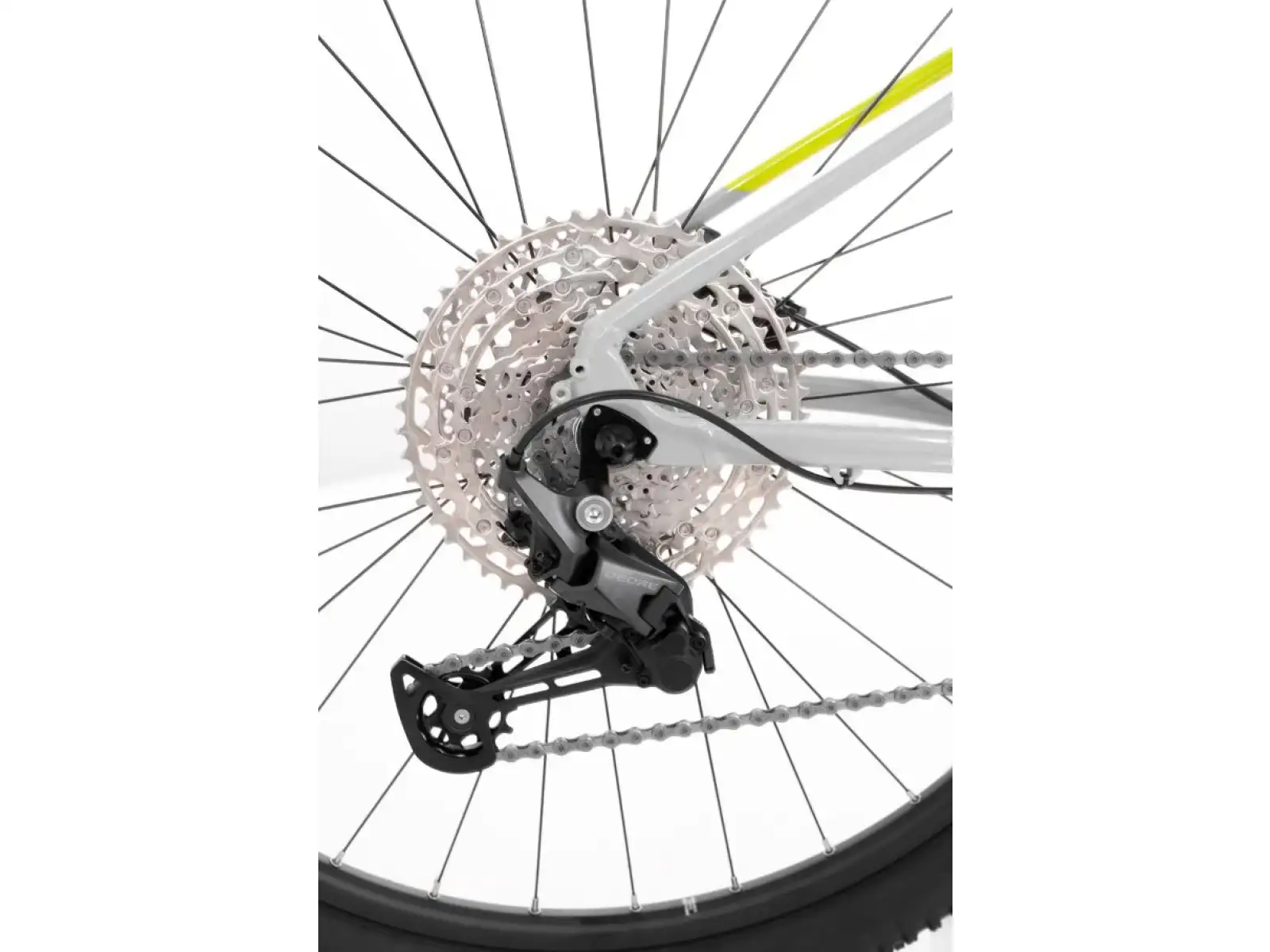 Rock Machine Torrent 60-29 gloss light grey/dark grey/yellow horské kolo
