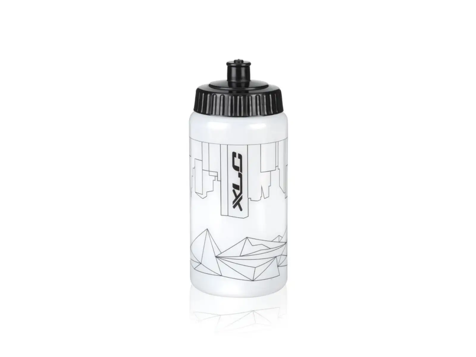 XLC WB-K10 láhev 500 ml City of Mountains bílá/černá