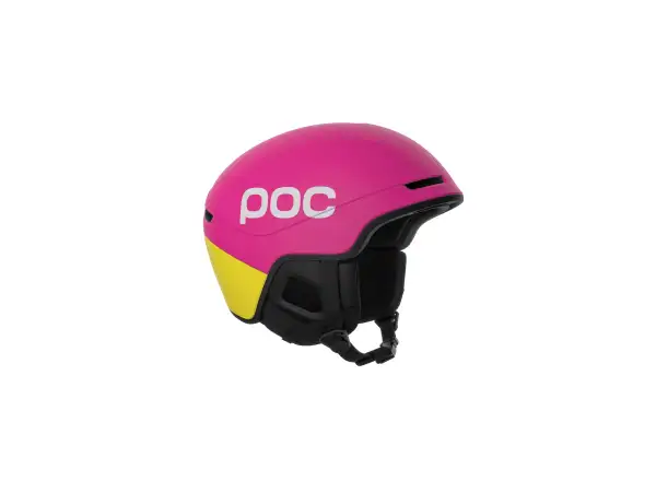 POC Obex Contour lyžařská přilba Rhos Red Matt/Citrine Yellow Matt