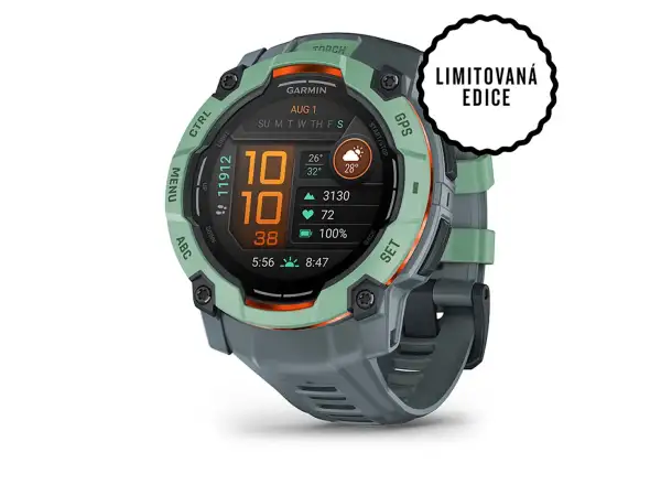 Garmin Instinct 3 Amoled 50 mm chytré hodinky Neotropic/Twilight pásek