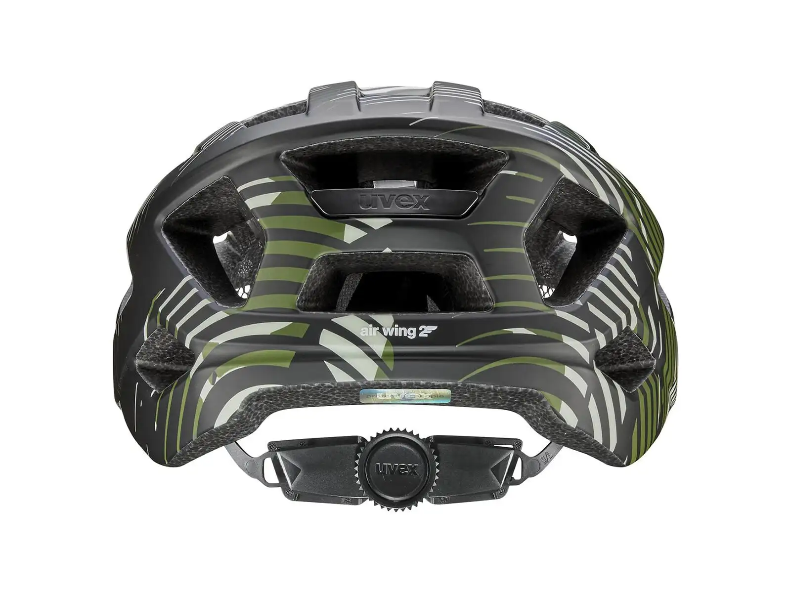 Uvex Air Wing 2 CC dětská přilba Dark Olive-Black Matt