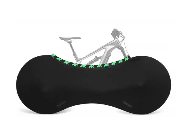 Montone bike mKayak PRO 2.0 E obal na e-kolo pro vnitřní použití černá/zelená