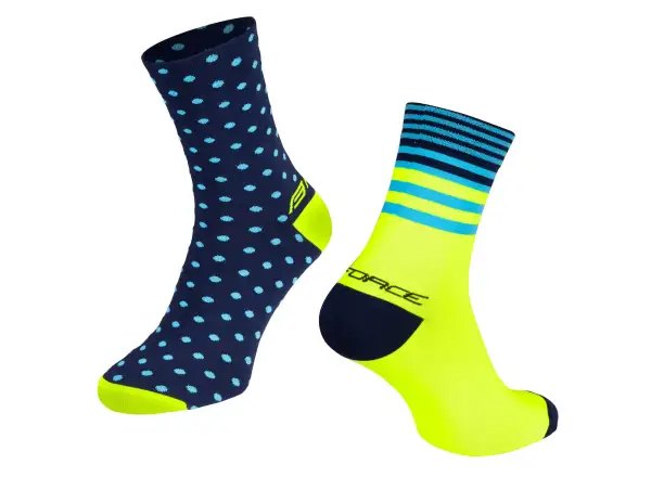 Force Spot ponožky modrá/fluo