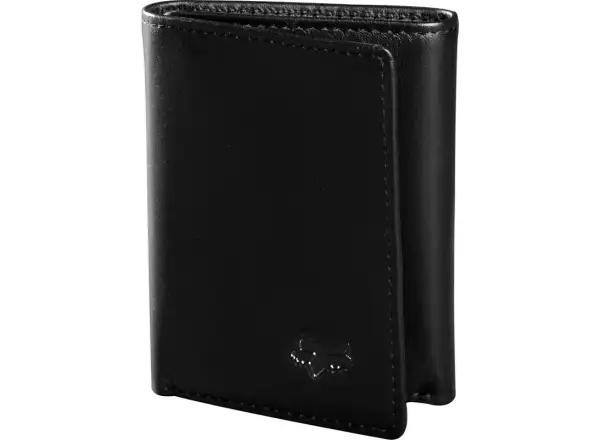 Fox Trifold Leather peněženka Black
