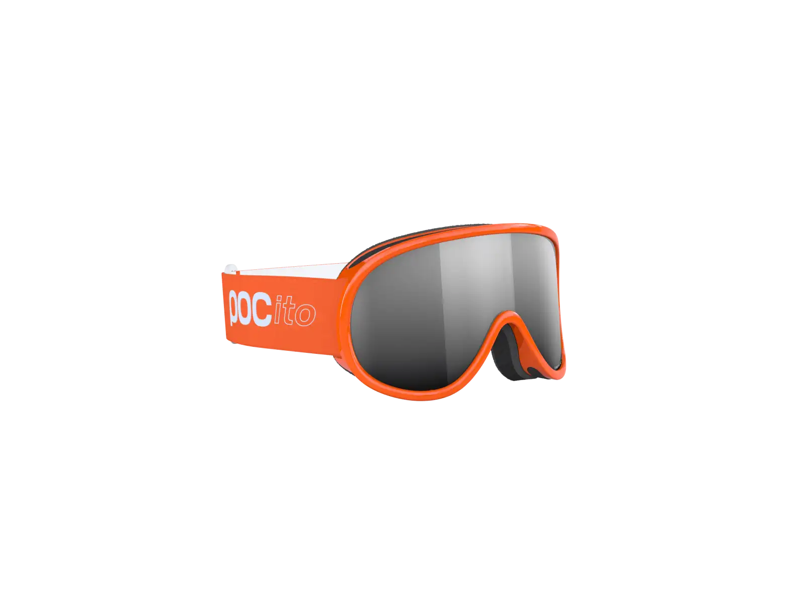 POC POCito Retina dětské lyžařské brýle Fluorescent Orange/Partly Sunny Silver