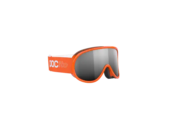 POC POCito Retina dětské lyžařské brýle Fluorescent Orange/Partly Sunny Silver