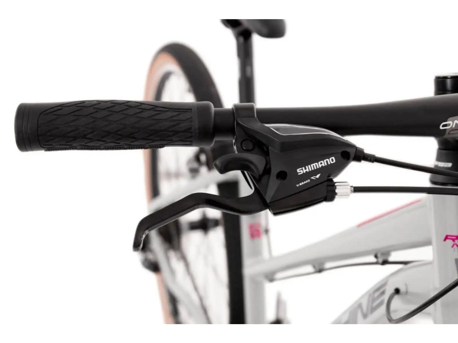 Rock Machine CrossRide 100 Lady gloss light grey/dark grey trekingové kolo