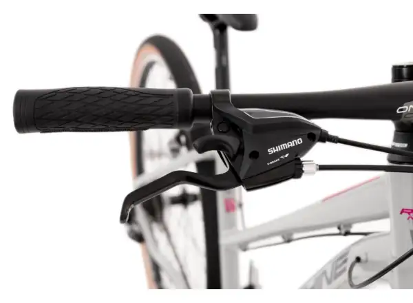 Rock Machine CrossRide 100 Lady gloss light grey/dark grey trekingové kolo