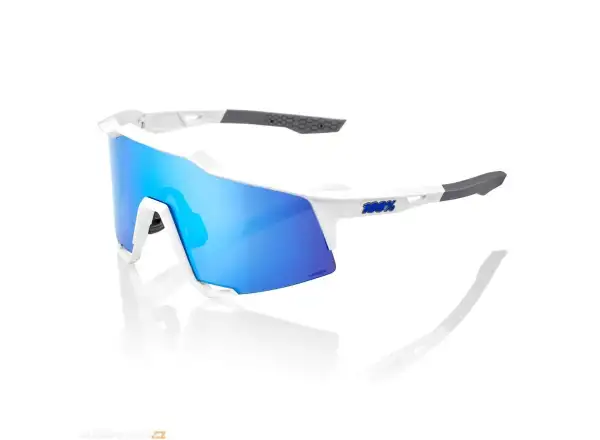 100% SPEEDCRAFT HiPER Blue Multilayer brýle matně bílá/modrá