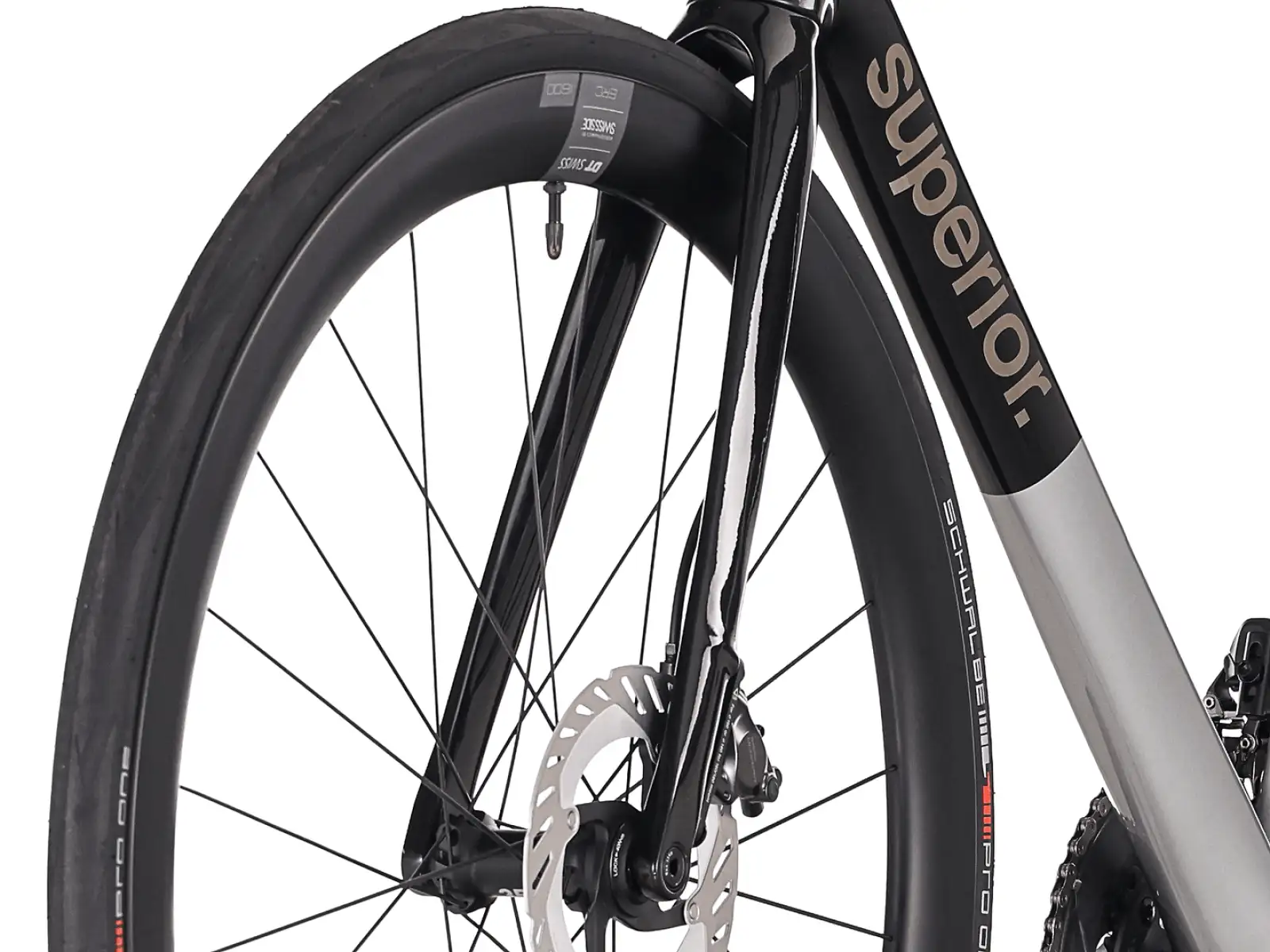 Superior RR 9.8 silniční kolo Gloss Chrome Silver/Black Metallic